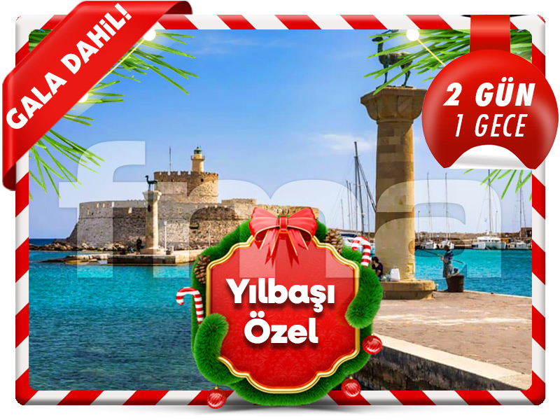 FMA Travel ile RODOS ADASI TURU ''YILBAŞI ÖZEL'' Yeni Yıl Eğlencesi Dahil!